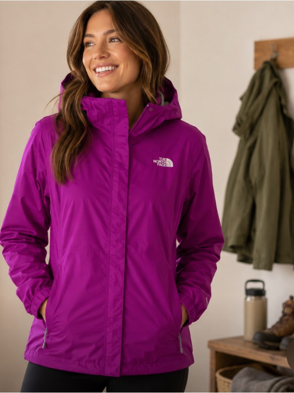 The North Face Women's Hooded Jacket - Magenta